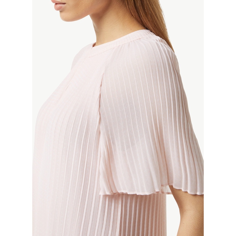 Express Pleated Chiffon Top